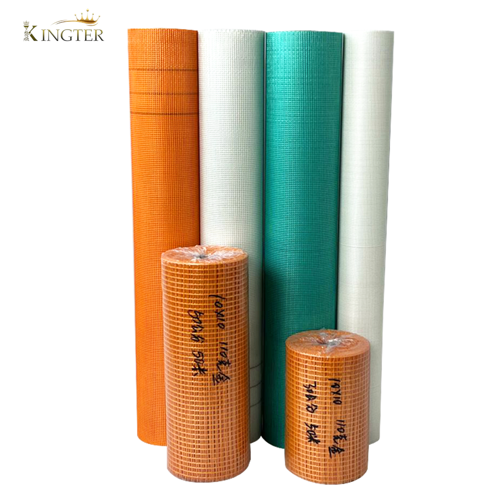 160GSM Alkali-Resistant Reinforced Fiberglass Mesh Alkali Resistant Plaster Mesh