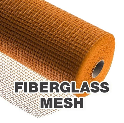 75g 5x5mm Alikali Resistant Concrete Fiberglass Wall Plaster Mesh Net Roll Plaster Net Pvc Lamination Glass Fiber Mesh